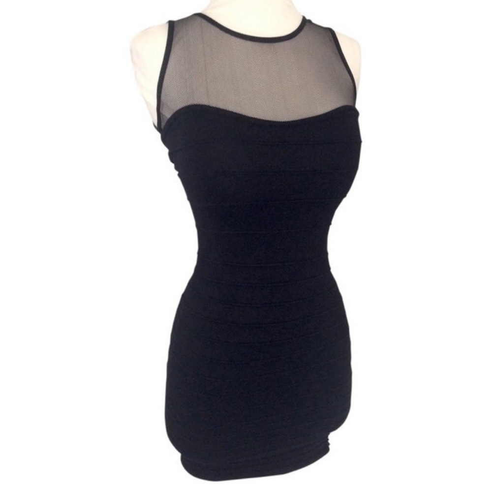 Black Bodycon Mini Dress